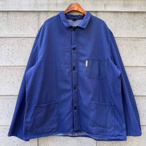 OVERSIZED GERMAN DENIM CHORE 데님프렌치워크자켓