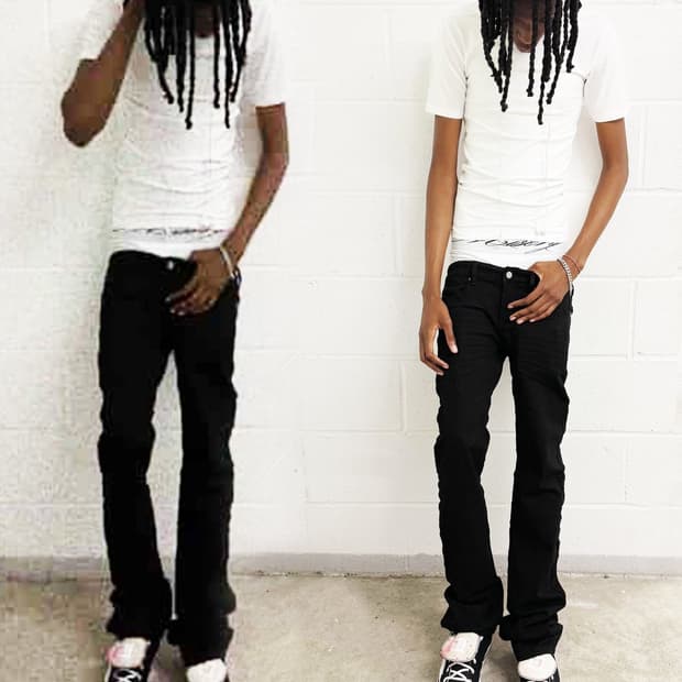 witnessvally 더트 데님 XS 스트레이트핏