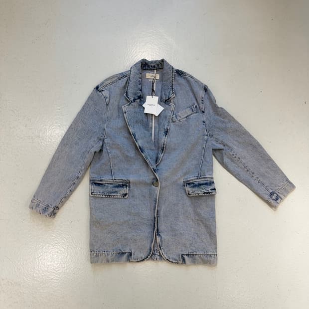 Isabel Marant Etoile Blue Denim Blazer