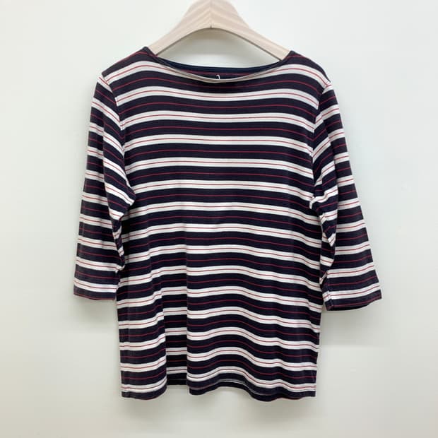 버버리 스트라이프 보트넥 티셔츠 burberry boatneck t