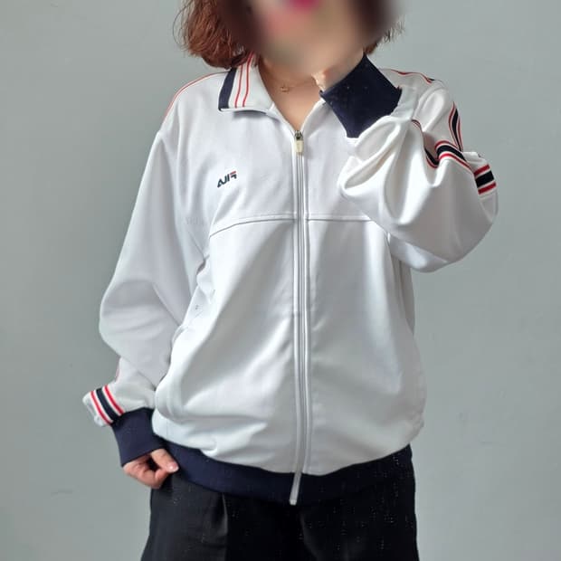 [프립]휠라 흰색 트랙탑 져지 화이트