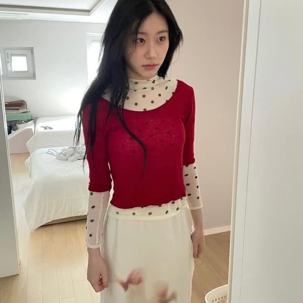 H&M 미디 스커트