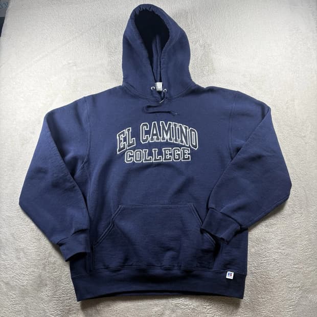 90s 러셀 애슬레틱 빈티지 엘 카미노 칼리지 후드티