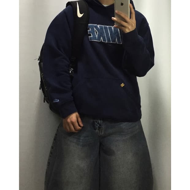 Nike 나이키 빅로고 올드스쿨 후드티