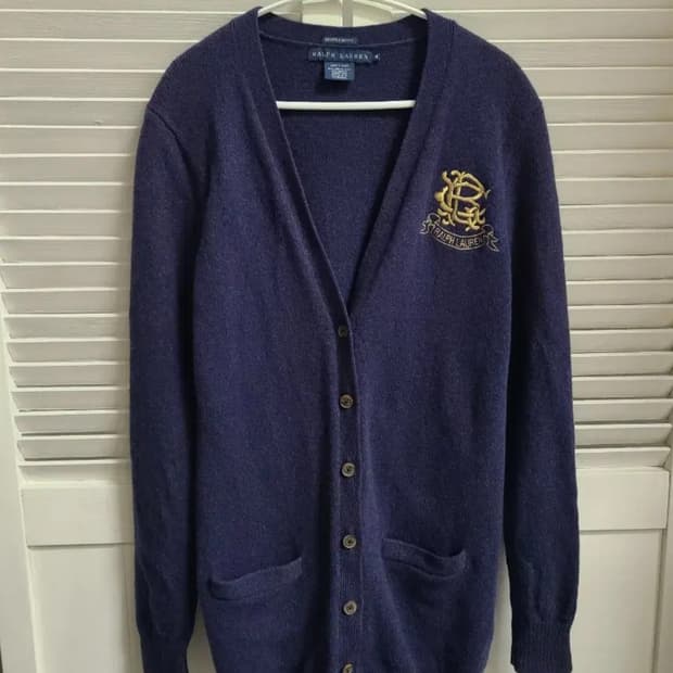 폴로 울앙고라 가디건