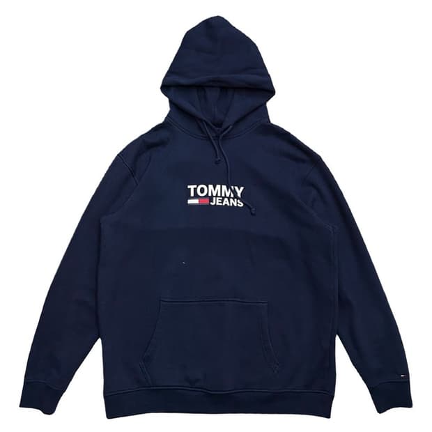 타미진스 그래픽 레귤러 후드티 네이비 XL