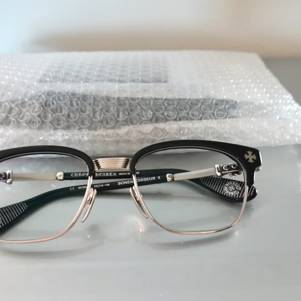 크롬하츠 보넨노이슈어2 블랙/브러쉬드실버 안경