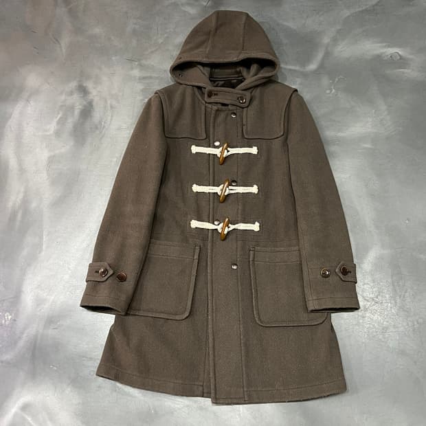  꼼사이즘 후드 더플 코트 y15450