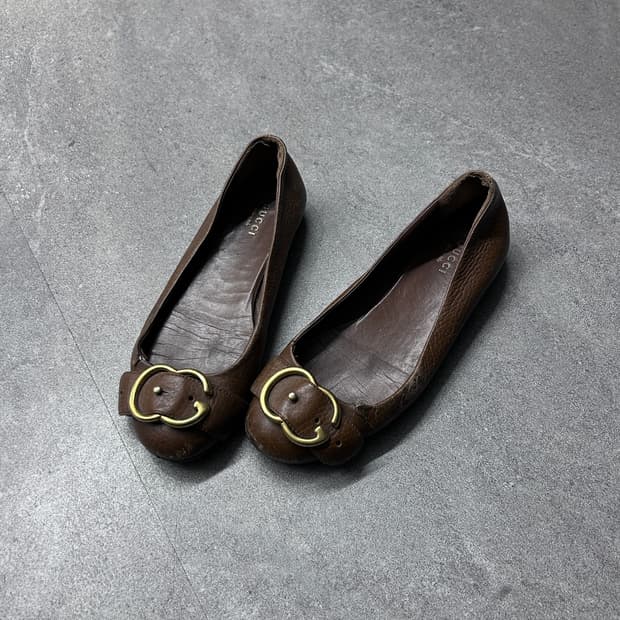 구찌 홀스빗 발레 플랫 슈즈