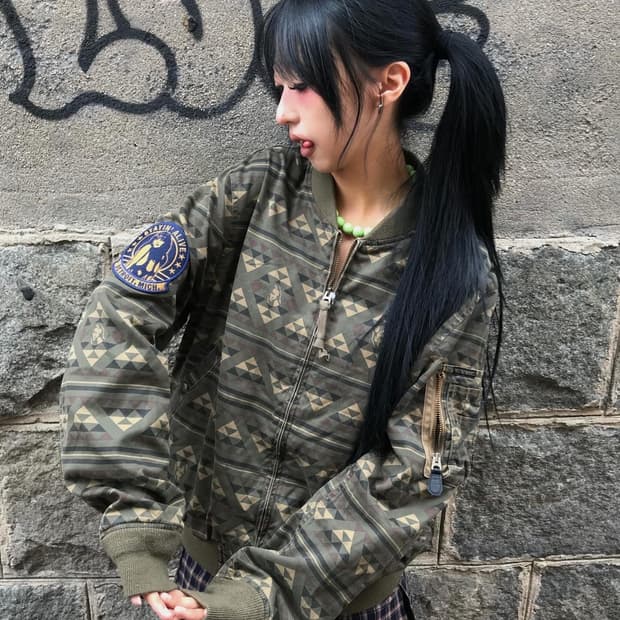 Hysteric Glamour His Girl Ma-1 JK