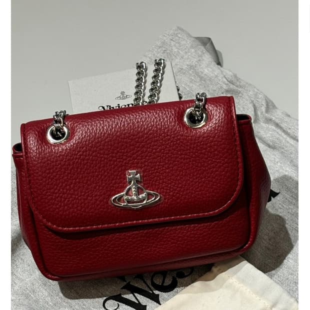 비비안웨스트우드 펄스 미니 체인백 레드