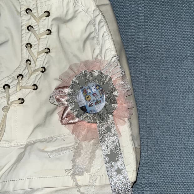 뱃지 로제트 핀버튼 브로치