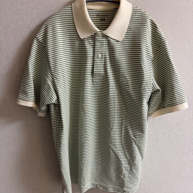 [M] 유니클로 jw anderson 반팔 카라 티셔츠
