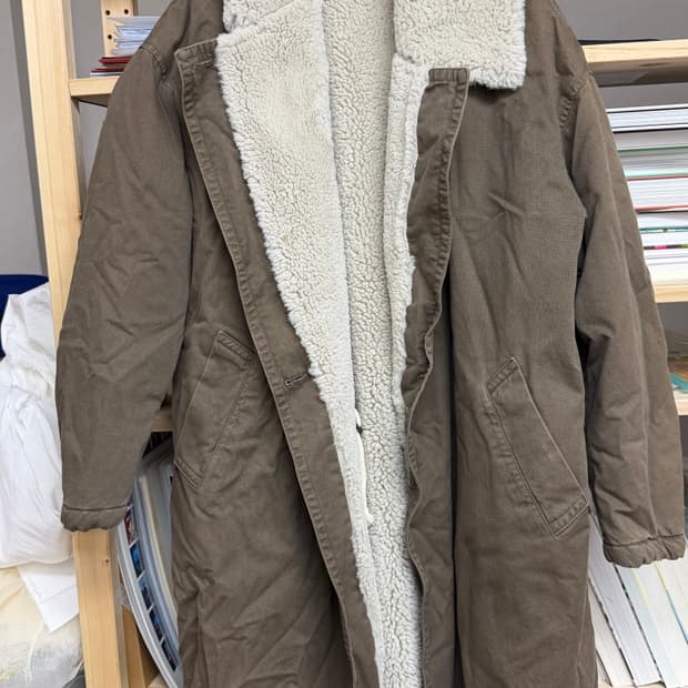 모노크롬 플리스 야상 