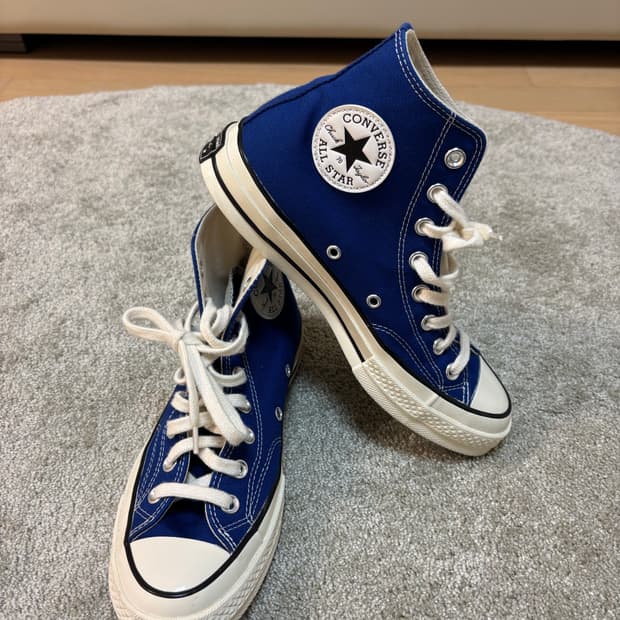컨버스 척70 하이 블루(250)