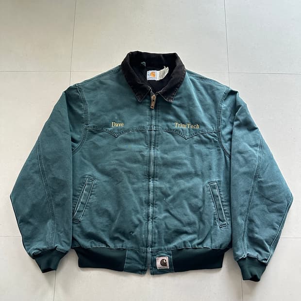 90s 칼하트 산타페 헌터 그린 J14HTG 워크자켓 (2XL)