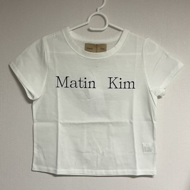마뗑킴 실켓 반팔 화이트 단종버전 급처
