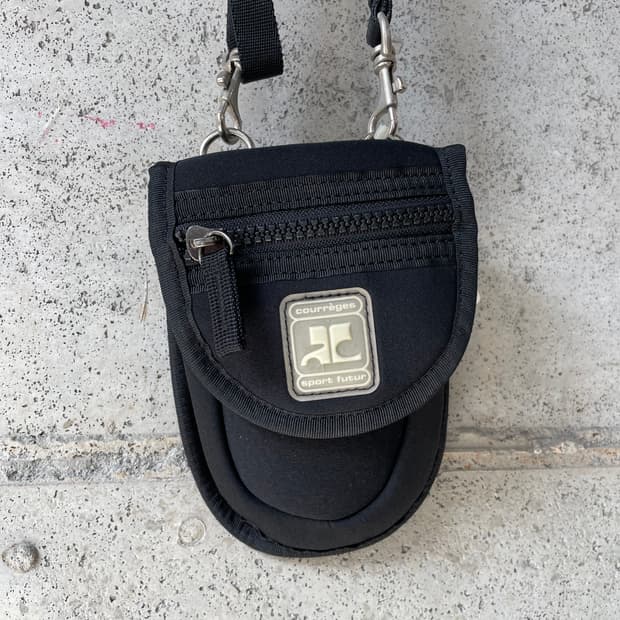 (Deadstock)90s Courreges 꾸레쥬 미니 크로스백
