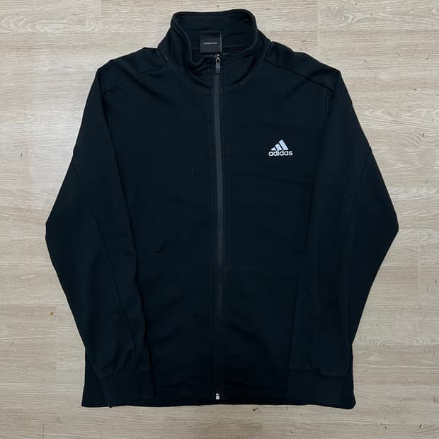 아디다스 퍼포먼스 로고 져지 트랙탑 자켓 [블랙] L/100