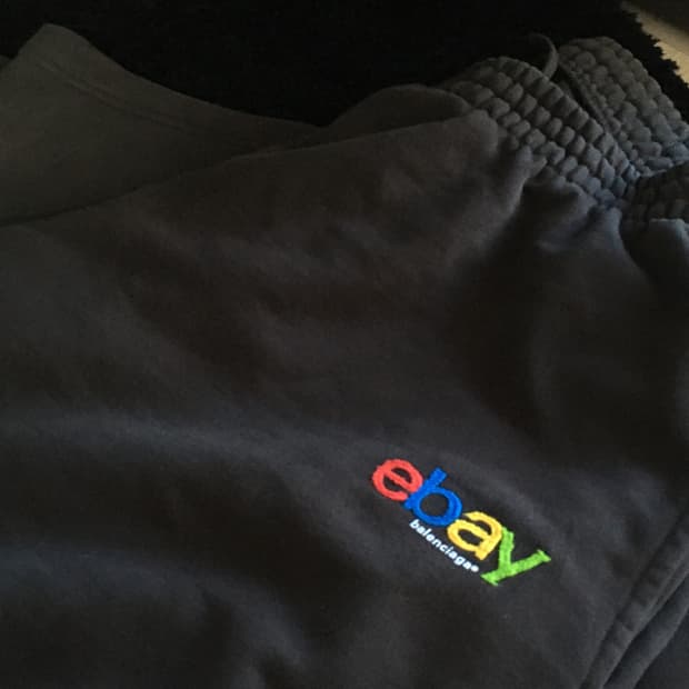 발렌시아가 이베이 스웨트팬츠