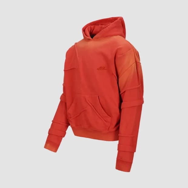 [앤더슨벨] 마드로 그라디언트 후드 탠저린 (2XL)