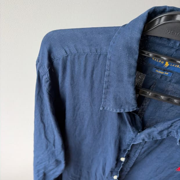 폴로 린넨셔츠 클래식핏 라지