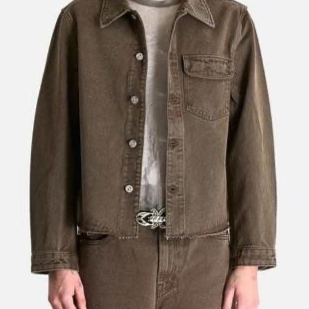 이워레가시 컷 리버스 자켓 브라운 48