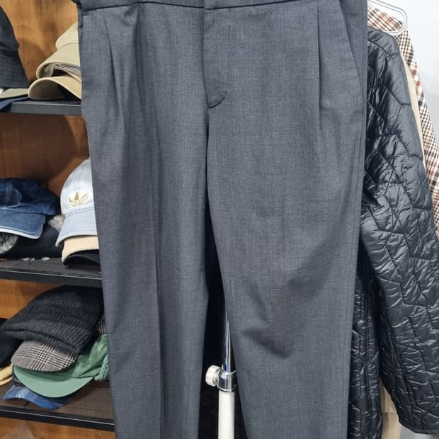 solid homme) 허리지퍼조절 정장바지 32적당 상태매우좋음