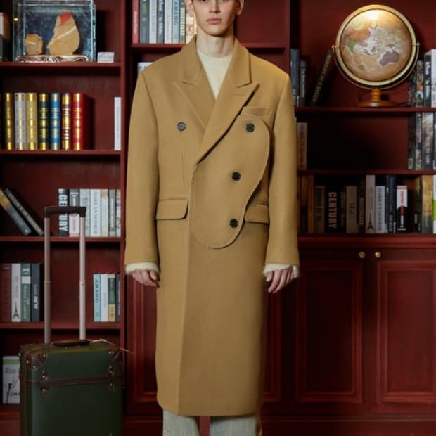 Stu 패치 더블코트 판매 s사이즈