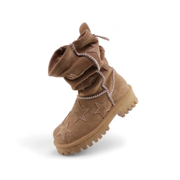 플리즈프로젝트 x 야세 노바 슬라우치 부츠 캐슈넛 카멜 m