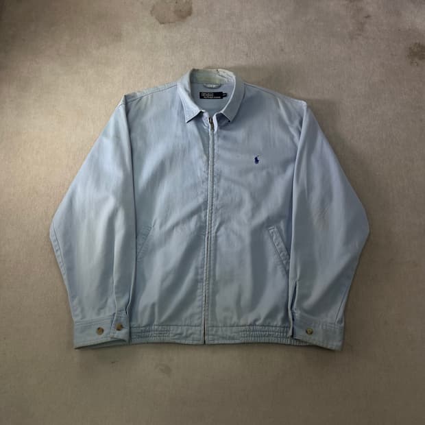 105 폴로랄프로렌 스카이블루 바라쿠타 블루종 자켓
