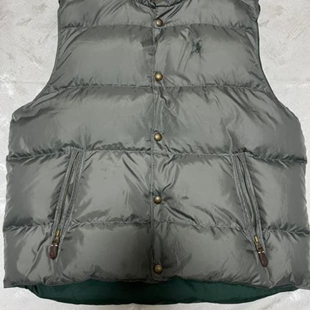 폴로 패딩조끼 희귀컬러