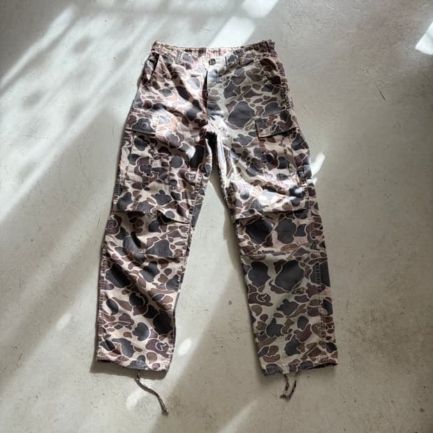윈체스터 덕 카모 빈티지 카고팬츠 34