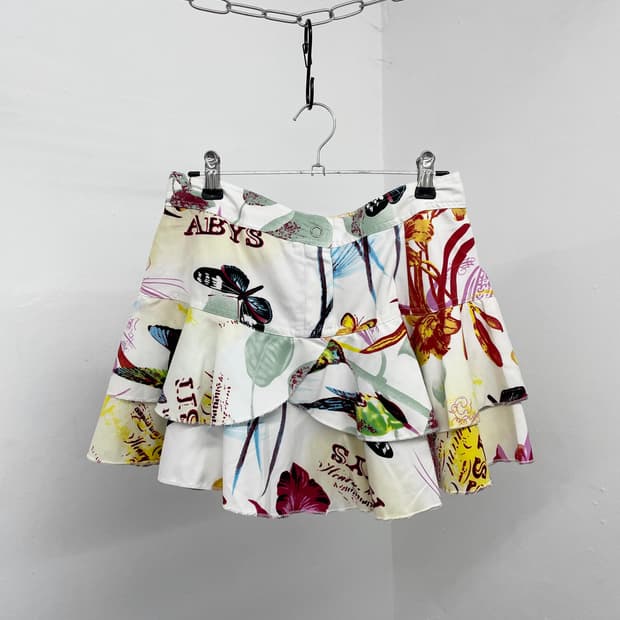 페어리 버터플라이 프릴 스커트