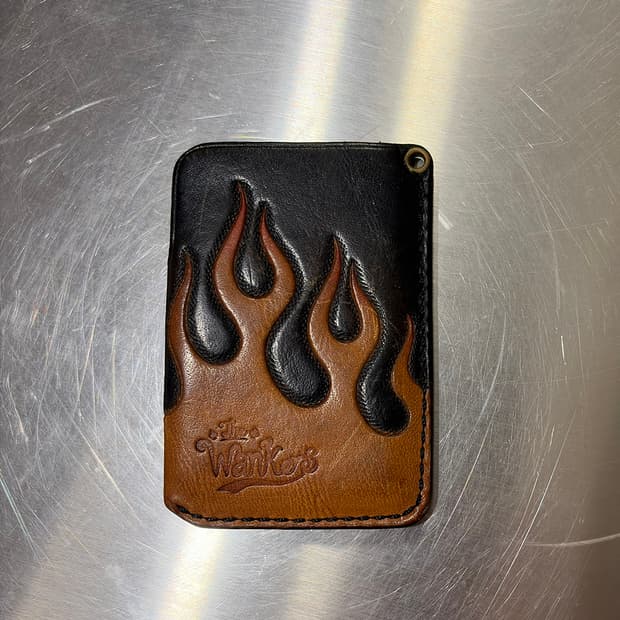 왱커스 Wankers Flame Car Case Wallet