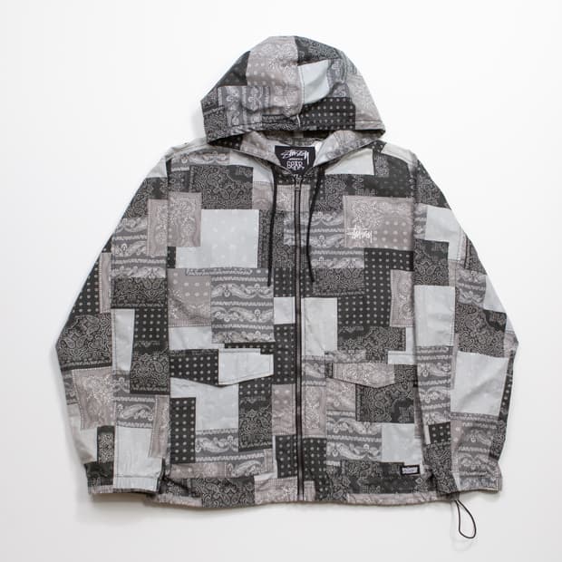 00s 스투시 페이즐리 후디드 자켓