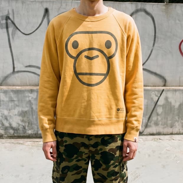 M/ 베이프 1990AW 마일로 맨투맨