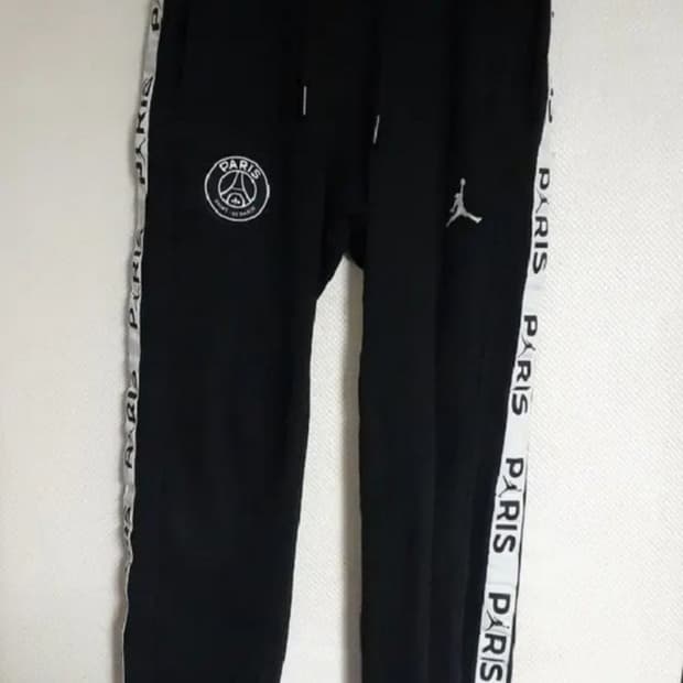 조던 X PSG 플리스 팬츠 검흰 S80 31-32