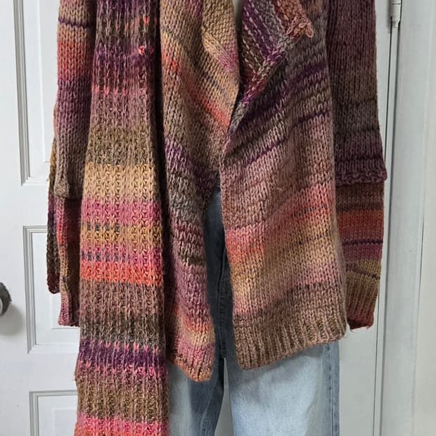 쟈딕앤볼테르 빈티지 가디건 머플러세트