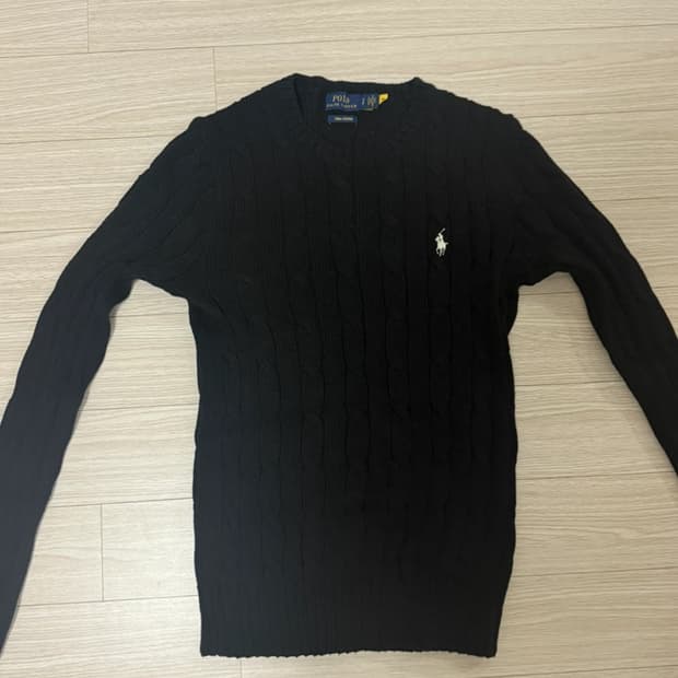 폴로 랄프로렌 케이블 니트 블랙 S(sp)