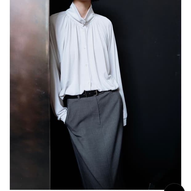 모노하 블라우스