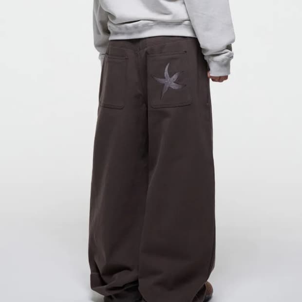 더콜디스트모먼트 치노 팬츠 브라운 L