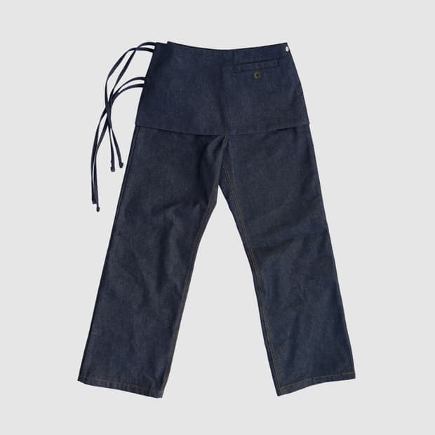 인앤양인하모니 Denim skirt pants, blue