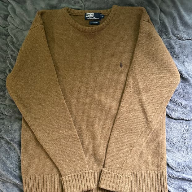 폴로 랄프로렌 니트 브라운
