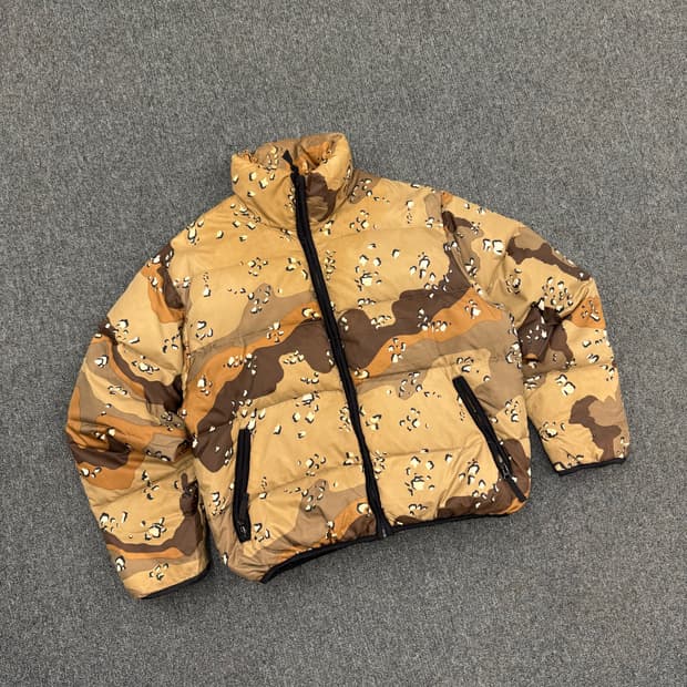 Japanese vintage 카모패턴 숏패딩