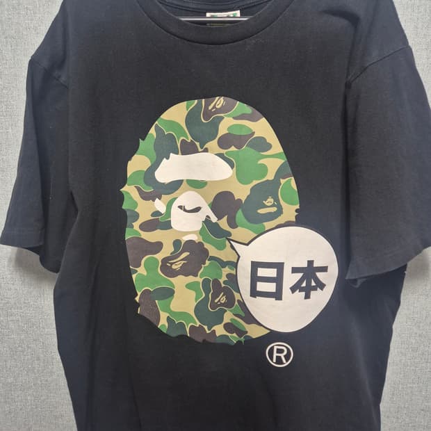 베이프 bape 빅사루 일본 반팔 XL