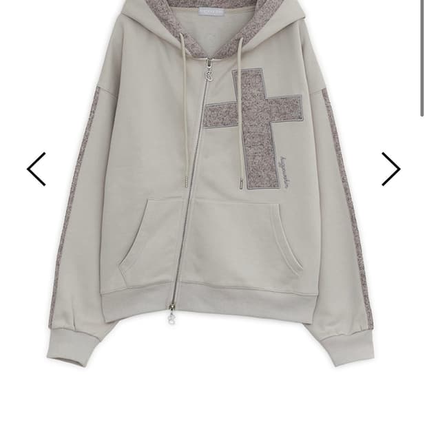 허그유어스킨 후드집업 Free size