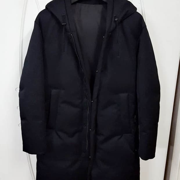 솔리드옴므 남성 후드 패딩 블랙