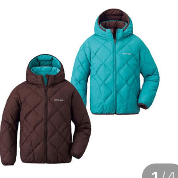 몽벨 키즈 경량 패딩