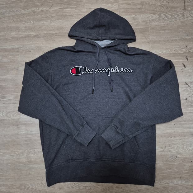 챔피온 스펠아웃 자수 빅로고 후드티 L(100)